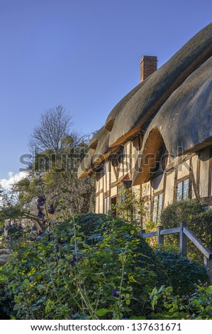 anne hathaways cottage home of william shakespeares wife shottery stratford-upon-avon great britain england uk united kingdom eu