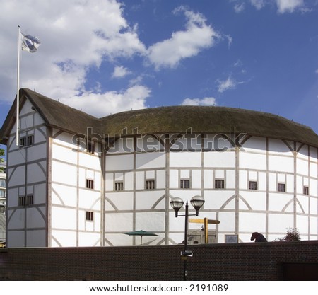 the rebuilt globe theatre london england famous for plays by william shakespeare