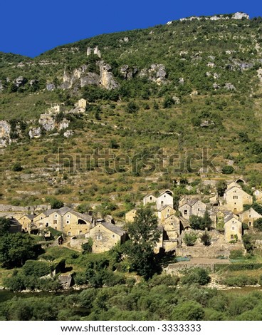 hauterives village in the gorge du tarn lozere languedoc-roussillon south of france europe