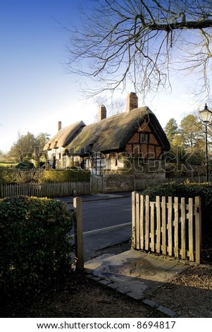 Anne hathaways cottage, the home of william shakespeares wife shottery stratford-upon-avon great britain england uk united kingdom eu.