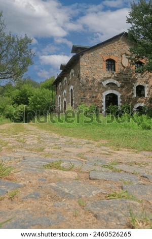 Image, Stock Photo Cobbled Rural Road in Andalusia Countryside, Spain