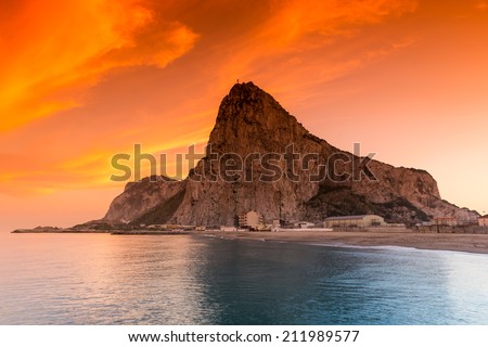 Similar – Foto Bild Stadt und Bucht von Gibraltar