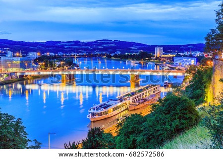 Foto Bild Nibelungenbrücke Linz / Donau