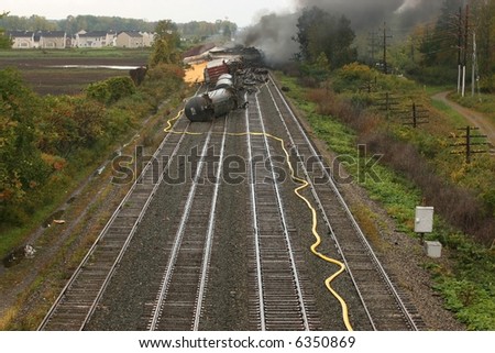 Train crash in Painesville Ohio 10-9-07