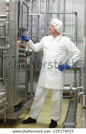 biotechnology technician  controlling industrial process