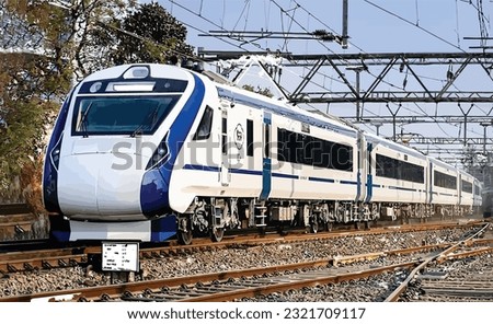 A vector of High Speed Electric Train