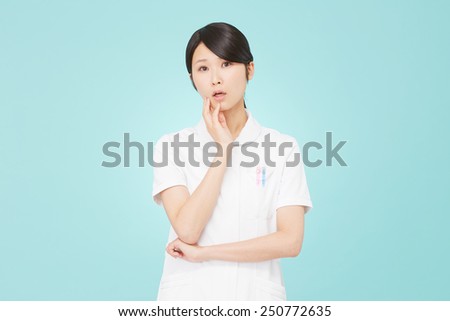 Thinking Japanese Nurse Stock Images Page Everypixel