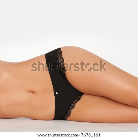 Beautiful woman\'s body. waist, hips and abdomen
