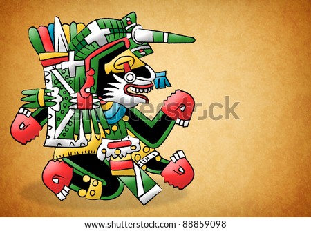 Mayan - Aztec Representation Of A Dog Stock Photo 88859098 : Shutterstock