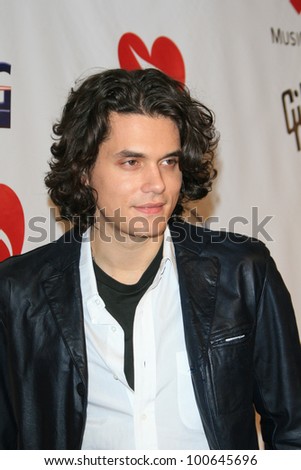 LOS ANGELES, CA - FEB 9: John Mayer at the 2007 MusiCares Person Of The Year at the LA Convention Center on February 9, 2007 in Los Angeles, California