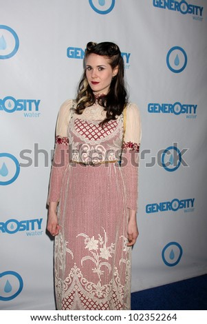 LOS ANGELES - MAY 4:  Kate Nash arrives at the 4th Annual Night of Generosity Gala Event at Hollywood Roosevelt Hotel on May 4, 2012 in Los Angeles, CA