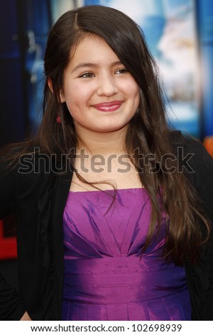 LOS ANGELES - MARCH 6: Isabella Rae Thomas at the World Premiere of \'Mars Needs Moms\' held at the El Capitan Theater in Los Angeles, California on March 6, 2011