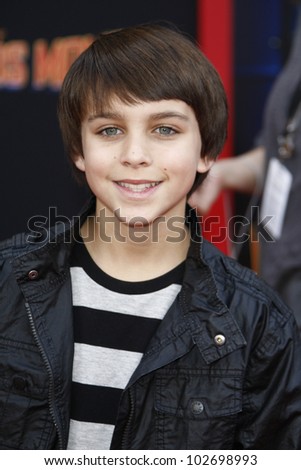 LOS ANGELES - MARCH 6: Seth Dusky at the World Premiere of \'Mars Needs Moms\' held at the El Capitan Theater in Los Angeles, California on March 6, 2011