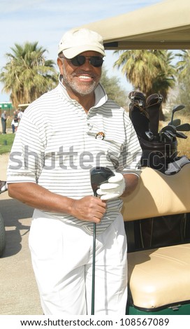 PALM SPRINGS - FEB 7: Berry Gordy at the 15th Frank Sinatra Celebrity Invitational Golf Tournament at Desert Willow Golf Course on February 7, 2003 in Palm Springs, California