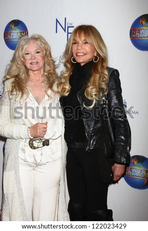 LOS ANGELES - DEC 13:  Connie Stevens, Dyan Cannon arrive to the \'Saving Grace B. Jones\' Premiere at ICM Screening Room on December 13, 2012 in Century City, CA