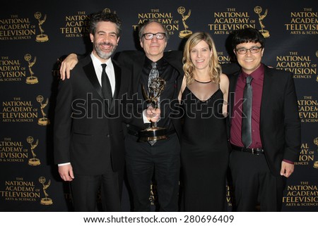 LOS ANGELES - APR 24: Preschool Animation, Peg + Cat at The 42nd Daytime Creative Arts Emmy Awards Gala at the Universal Hilton Hotel on April 24, 2015 in Los Angeles, California