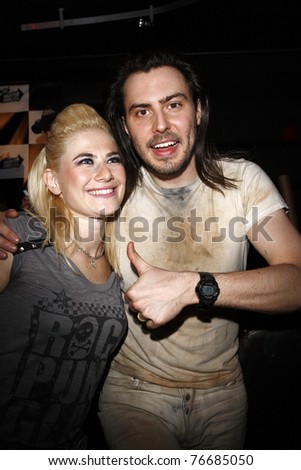 LOS ANGELES - APR 9:  Shira of \'Shiragirl\' and Andrew W. K. at the Vans Warped Tour 2010 Press Conference and Kick-Off Party, Key Club, Los Angeles, California on April 9, 2010.