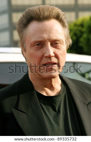 LOS ANGELES - APRIL 18: Christopher Walken at the \'Man On Fire\' premiere on April 18, 2004 in Westwood, Los Angeles, California