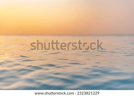 Similar – Image, Stock Photo sunset on water surface