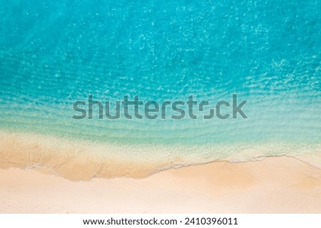 Similar – Image, Stock Photo Sandy beach with waves sea