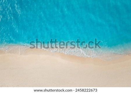 Similar – Image, Stock Photo Blue sea water with waves