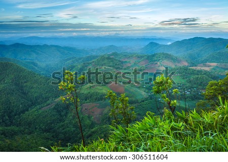 Putay thailand national park is green environment
