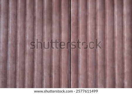 Similar – Image, Stock Photo Bright red steel doors in the shimmering silver corrugated metal façade of a modern aircraft hangar at the glider airfield in Oerlinghausen near Bielefeld on Hermannsweg in the Teutoburg Forest in East Westphalia-Lippe