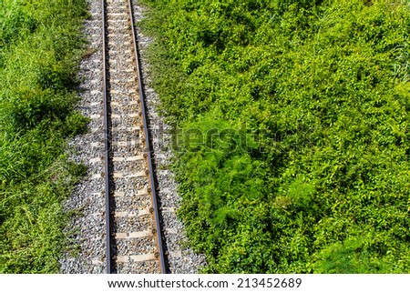 Similar – Image, Stock Photo #Railroad tracks from above