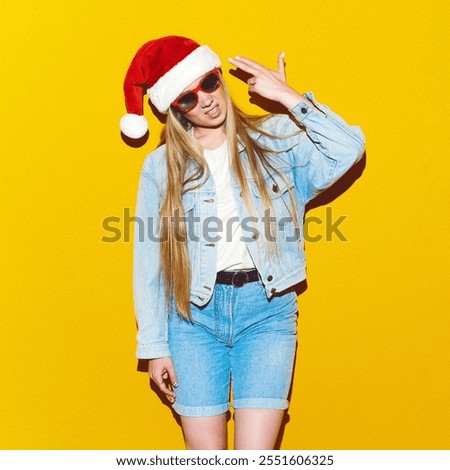 Similar – Image, Stock Photo angry Caucasian Sunglasses