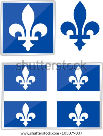 quebec emblem illustration