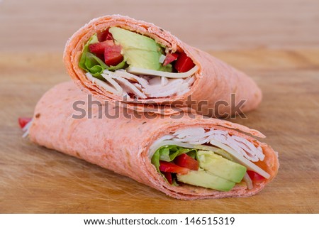 healthy sandwich wrap