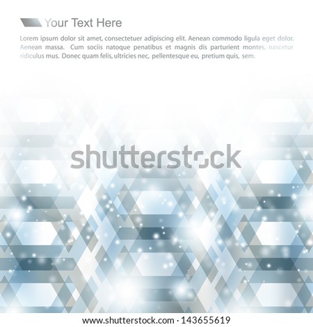 geometrical abstract background with lights