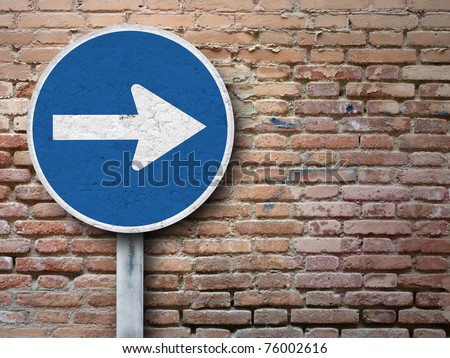 Similar – Image, Stock Photo Broken street sign wall texture