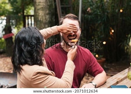 Image, Stock Photo Blind Moment Man