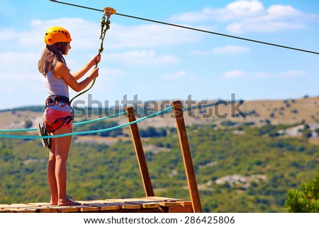 Similar – Image, Stock Photo Slide and kite on the beach