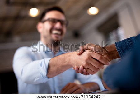 Business people shaking hands. ストックフォト © 