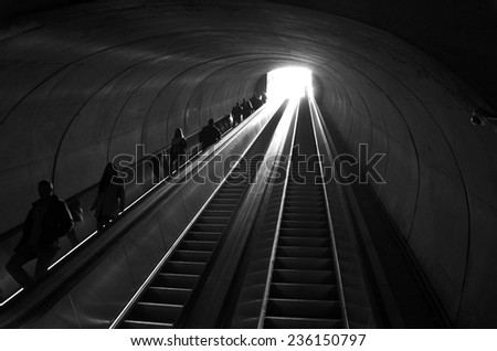 Dupont Circle Metro Station in Washington DC, USA
