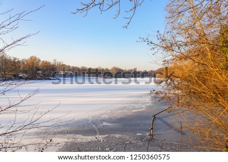 Similar – Image, Stock Photo Plötzensee in winter