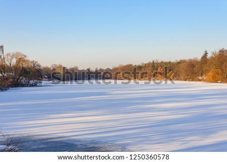 Similar – Image, Stock Photo Plötzensee in winter