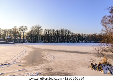 Similar – Image, Stock Photo Plötzensee in winter