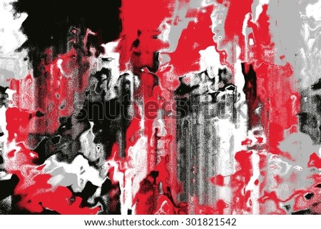 red black and white abstract painting/red black and white abstract painting/red black and white abstract painting