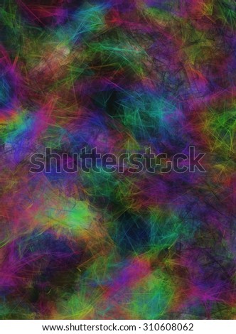 colorful abstract digital art on dark background/rainbow abstract/colorful abstract digital art on dark background