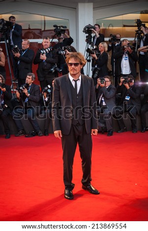 VENICE, ITALY - AUGUST 29: Actor Michael Shannon attends the \'99 Homes\' Premiere during the 71st Venice Film Festival at Sala Grande on August 29, 2014 in Venice, Italy