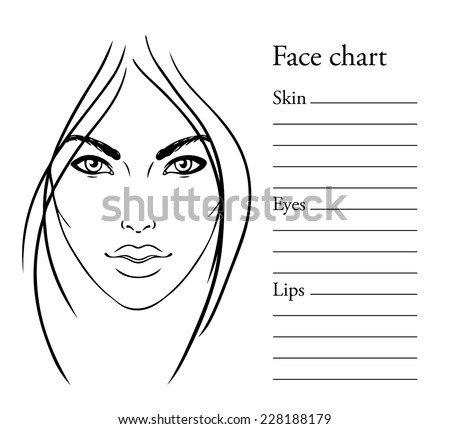 Free Makeup Face Template