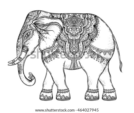 Download Thai Elephant Coloring Pages