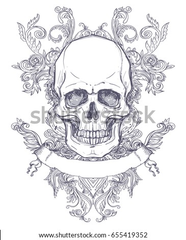 Skeleton Victorian Skull Gothic Gothicvictorian Girl With Butterfly Drawing Stencil Graphics Hd Png Download Stunning Free Transparent Png Clipart Images Free Download