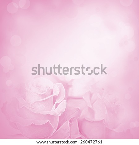 Purple background with rose flowers. Beauty spring backgrounds with roses, fine art simulation from real photo