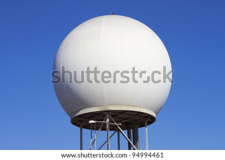 Meteorological station on a white sphere/Weather Station