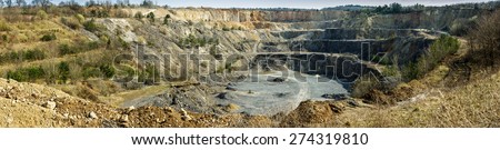 stone quarry wide lens epic panorama