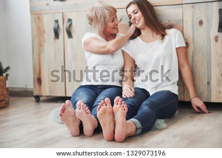 Similar – Image, Stock Photo nice kitchen floor foot